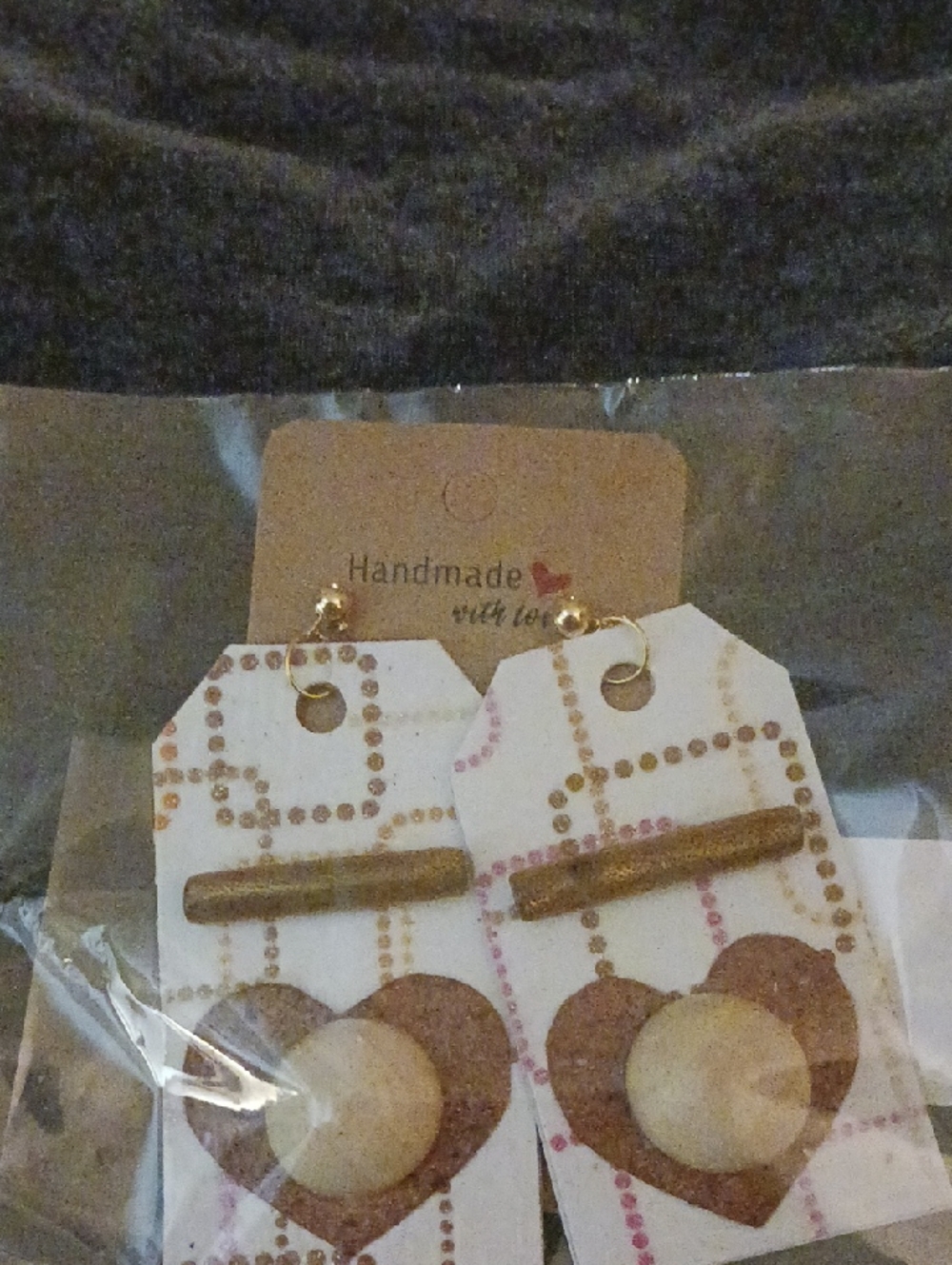 Handmade Paper Stock Earrings